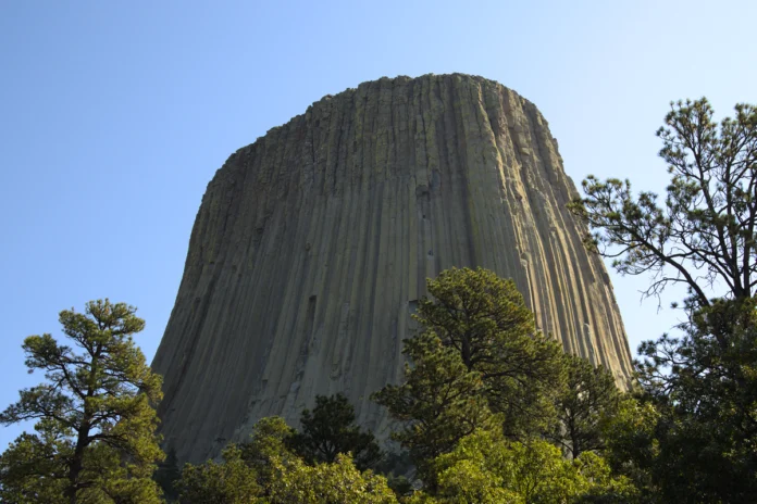 Devils Tower Wyoming. Copyright 2025 Hawk Buckman